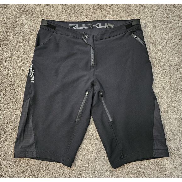 Troy Lee Designs Ruckus Shorts Mens 38 Black Cycling Downhill Shell Vented - Picture 1 of 10